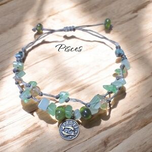 PISCES Zodiac Adjustable Bracelet